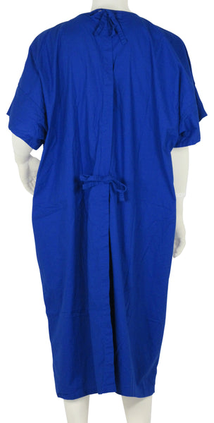 Hospital Gown Ocean Blue