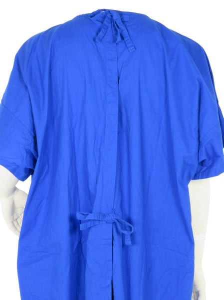 Hospital Gown Ocean Blue