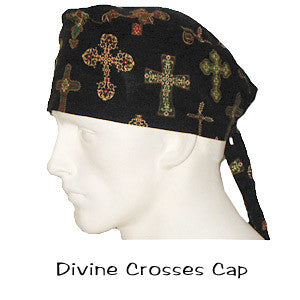 Surgical Caps Divine Crosses