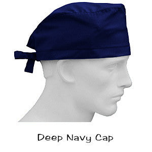 Surgical Scrub Caps Deep Navy