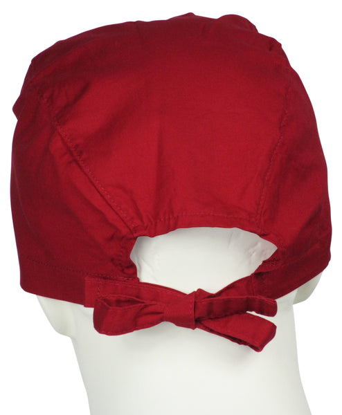 Scrubs Cap Cherry Red