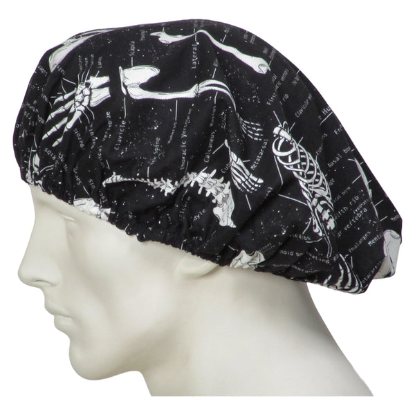 Bouffant Scrub Caps Skeletons