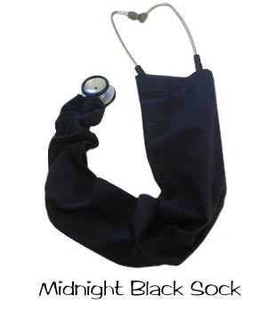 Stethoscope Sock Cover Midnight Black
