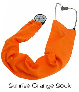 Stethoscope Cover Sunrise Orange