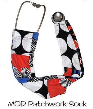 Stethoscope Cover Sock Mod Patchwork