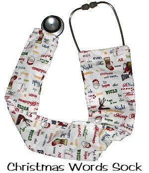 Stethoscopes Covers Christmas Words