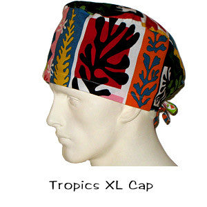 XL Scrub Cap Tropics