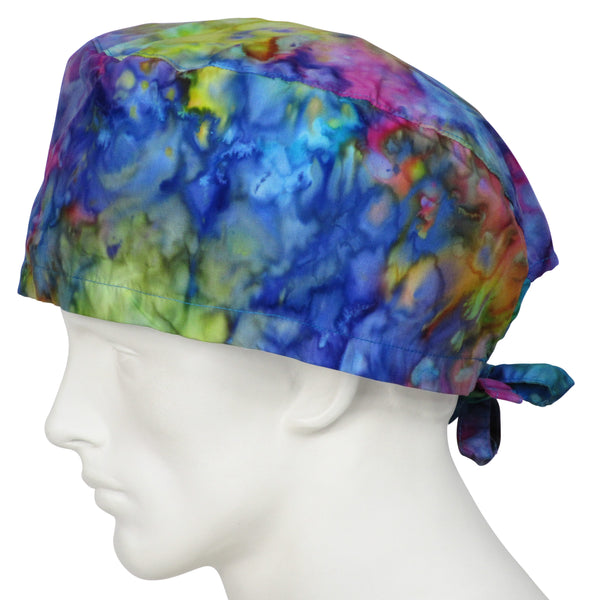 XL Scrub Surgical Hat Tie Dye