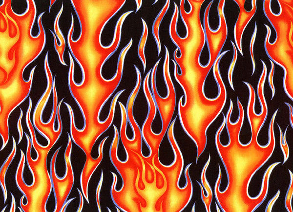 Close-up Surgical Caps Flames