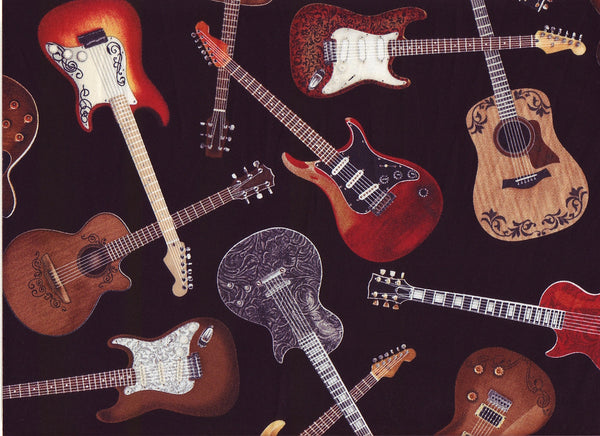 Close-up Fabric Guitar World
