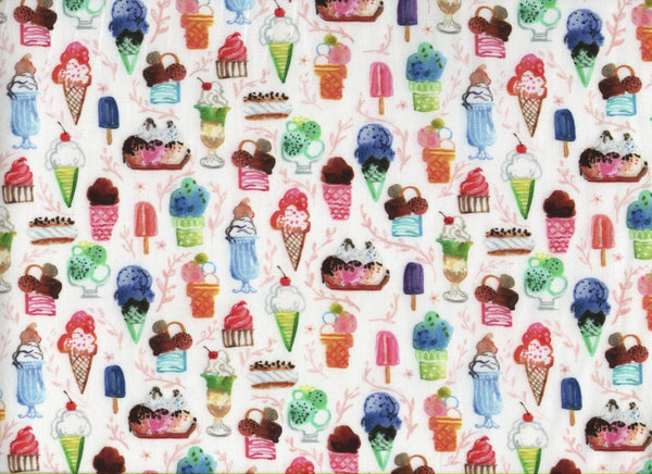 Close Up Fabric Ice Cream