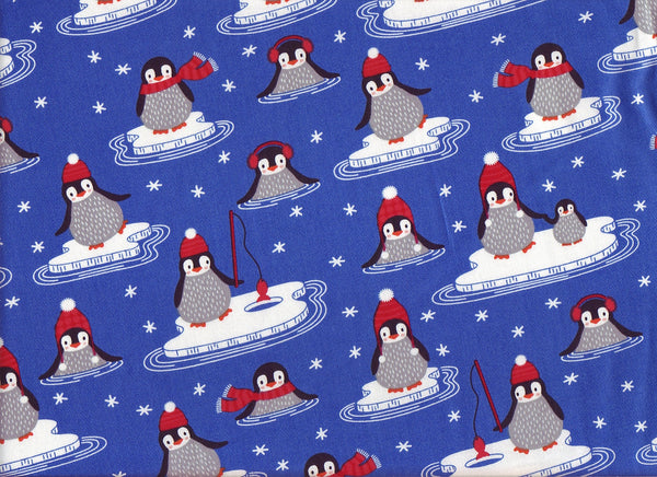 Close-up Fabric Polar Penguins