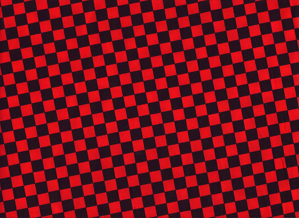 Close-up Surgical Cap Red Squares
