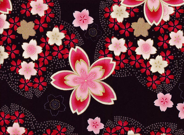 Fabric Close-up Tokyo Blossoms 