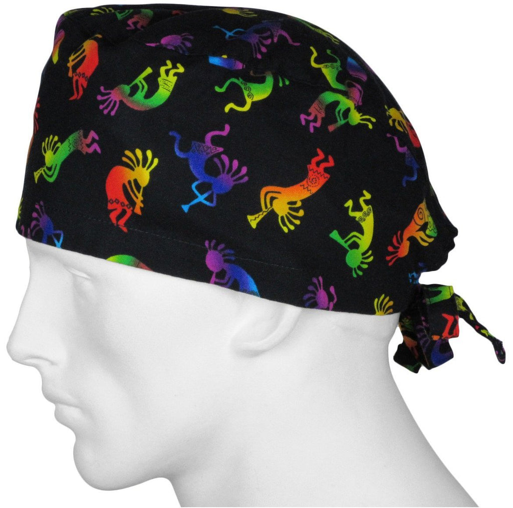 Scrub Caps Kokopelli