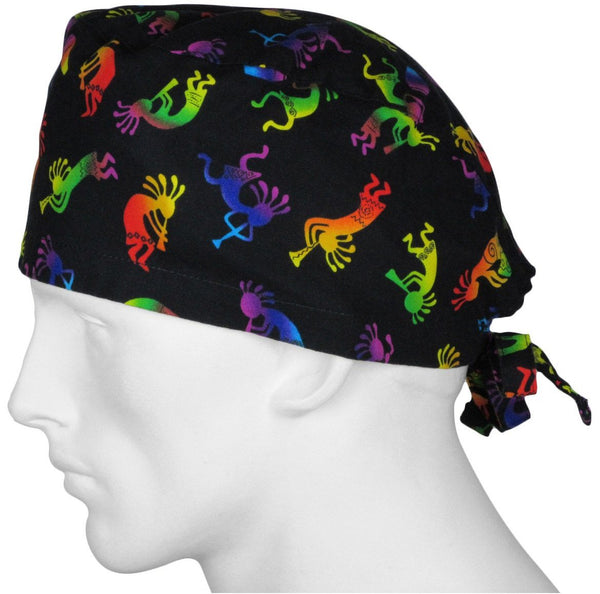 Scrub Caps Kokopelli