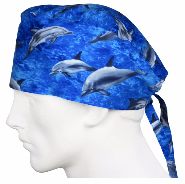 Surgical Cap Dolphins