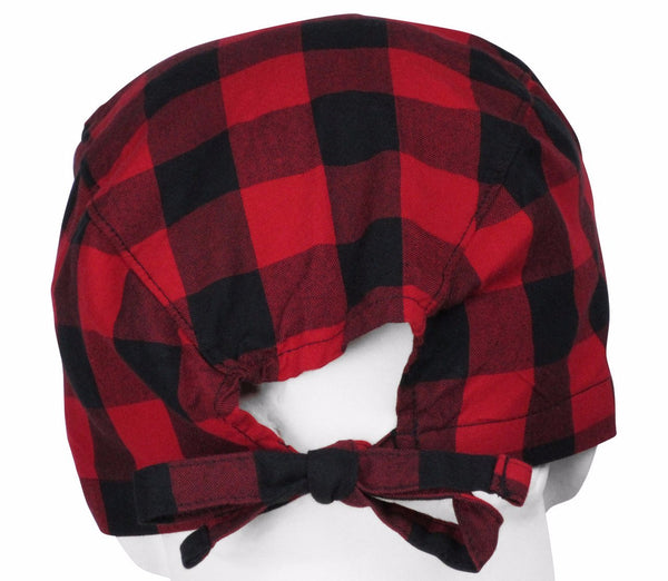 Surgical Hat Buffalo Red