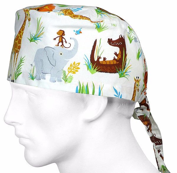 Surgical Hats Safari Jungle