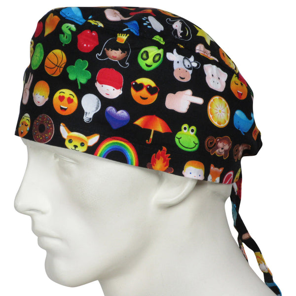 Scrub Surgical Caps Emojis