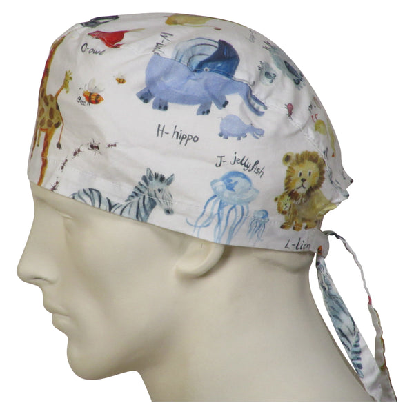 Scrub Cap Animal World