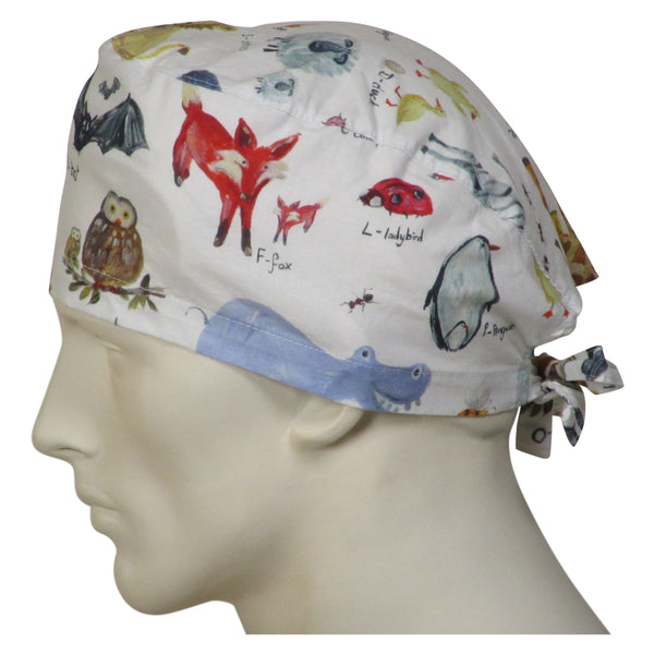 Surgical Cap Animal World