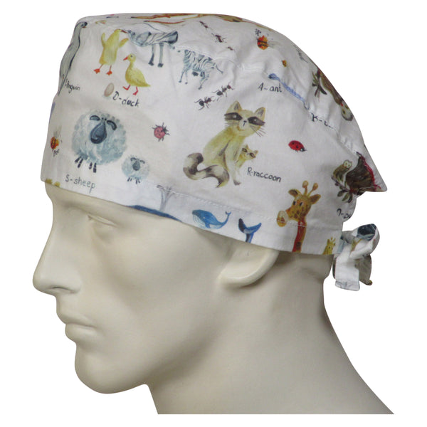 Surgical Caps Animal World