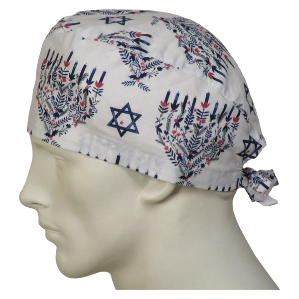 Surgical Hats Candlelight Holiday