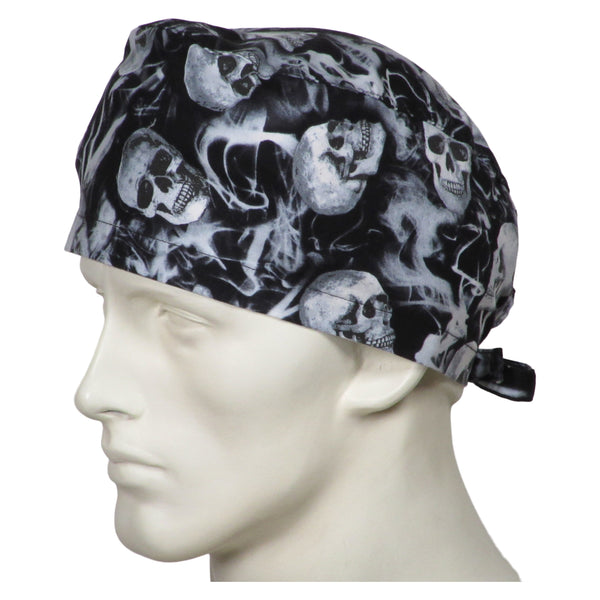 Scrub Hats Skull Heads