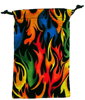 Colorful Flames Scrub Sacks