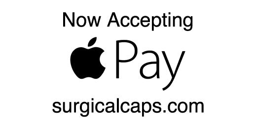 Accepting Apple Pay @ surgicalcaps.com