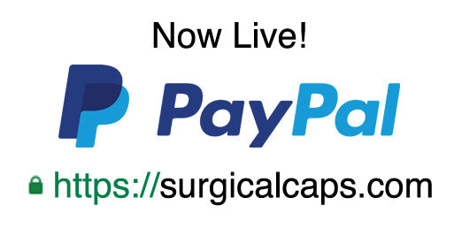 Accepting PayPal at surgicalcaps.com