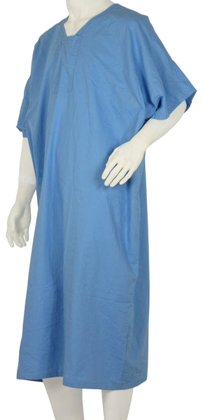 Patient Gown Candy Blue