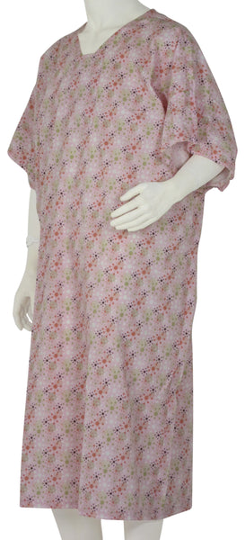Hospital Gown Geometrix Pink