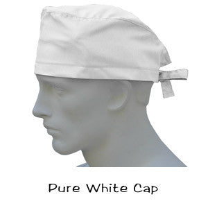 Surgical Caps Pure White