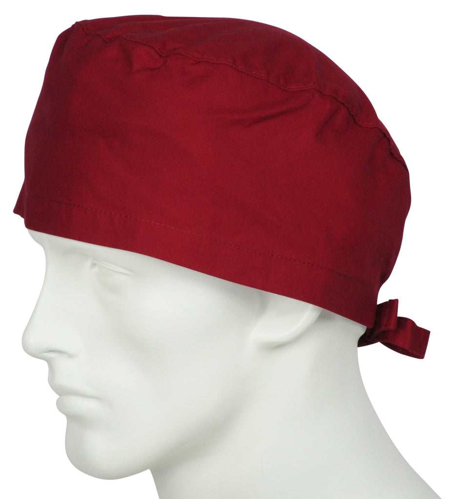 Surgical Caps Cherry Red