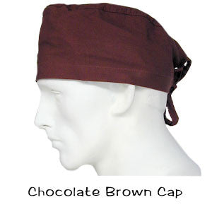 Scrub Surgical Cap Chocolate Brown
