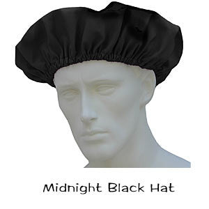 Bouffant Scrub Caps Midnight Black
