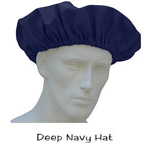 Deep Navy Surgical Bouffant Hats