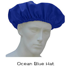 Scrub Bouffant Caps Ocean Blue