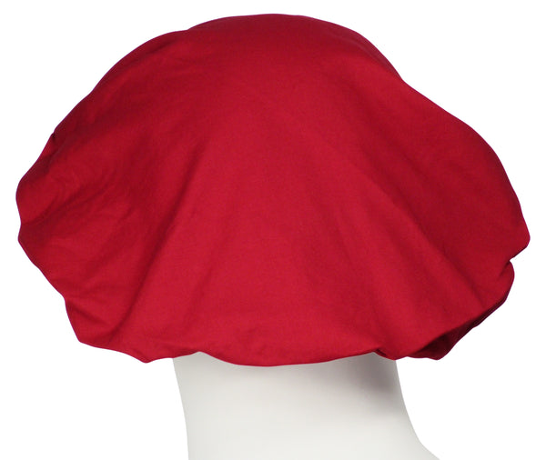 Bouffant Surgical Cap Cherry Red