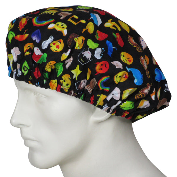 Bouffant Surgical Hats Emojis – surgicalcaps.com