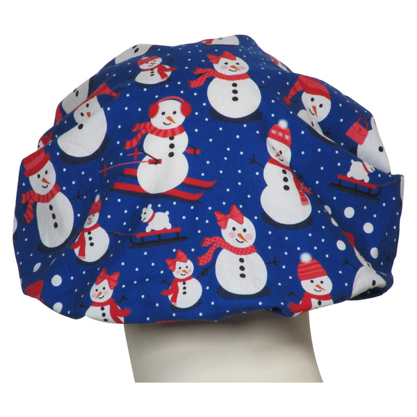 Bouffant Surgical Cap Snow People