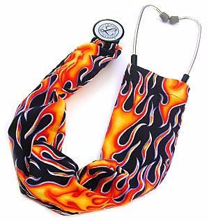 Stethoscope Covers Flames