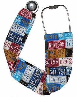 Stethoscope Covers USA License Plates