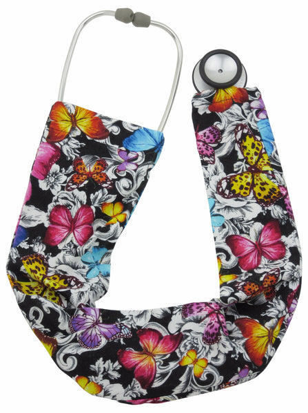 Stethoscope Socks Floral Butterflies
