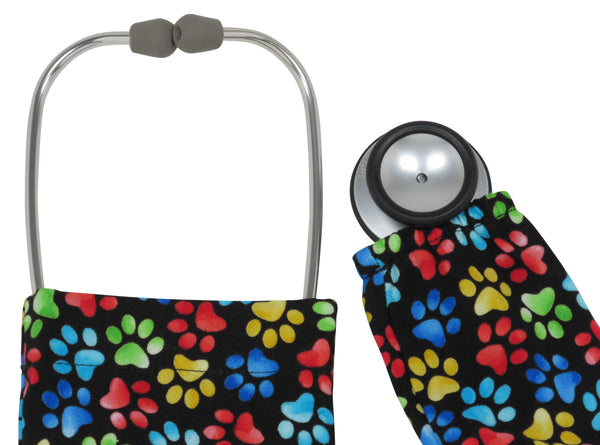 Stethoscope Cover Cats Paws Black