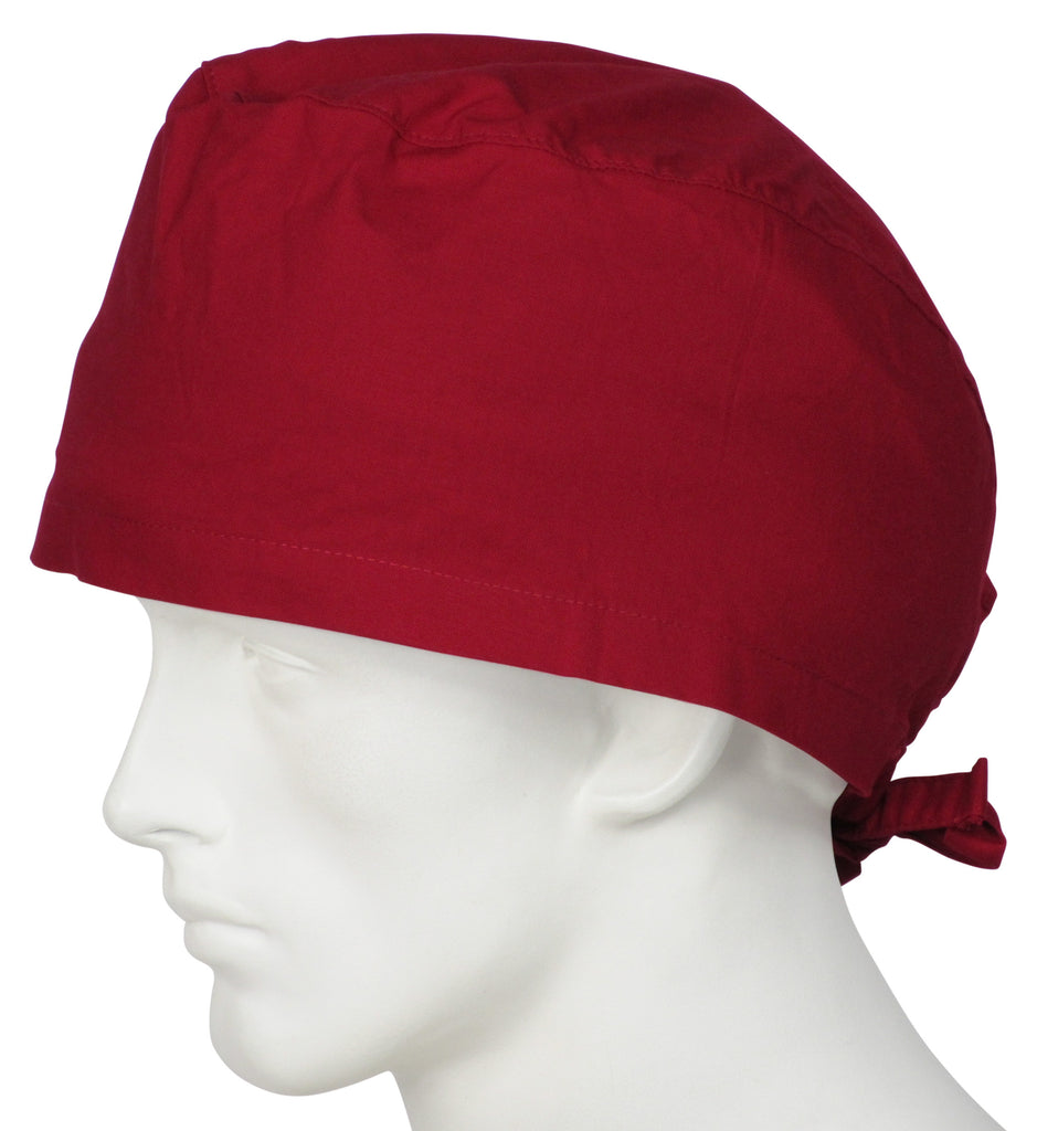 XL Surgical Caps Cherry Red