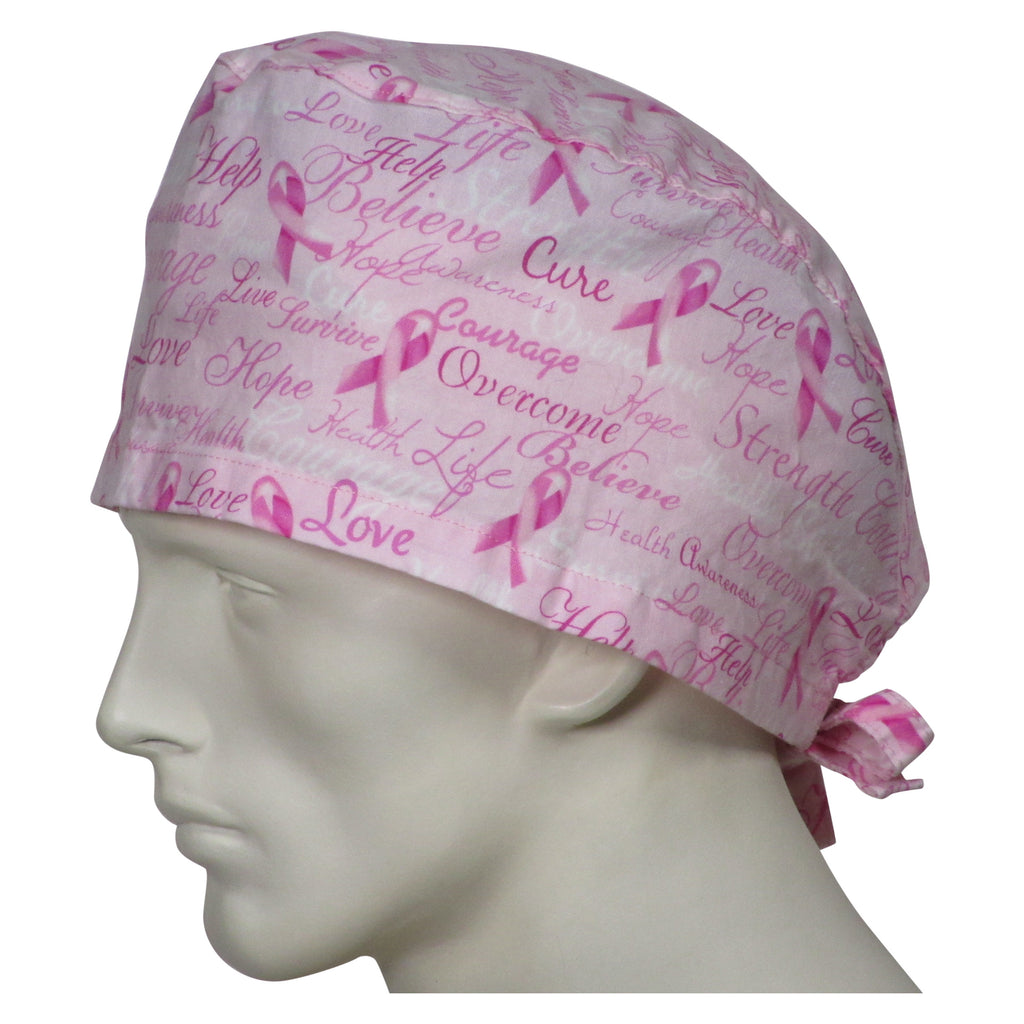 XL Surgical Caps Pink Ribbons – surgicalcaps.com