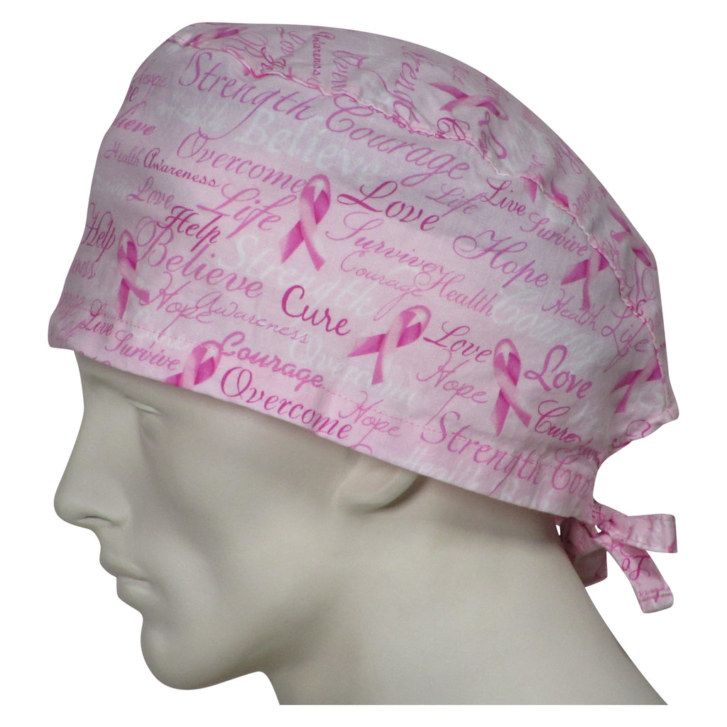 XL Surgical Caps Pink Ribbons – surgicalcaps.com